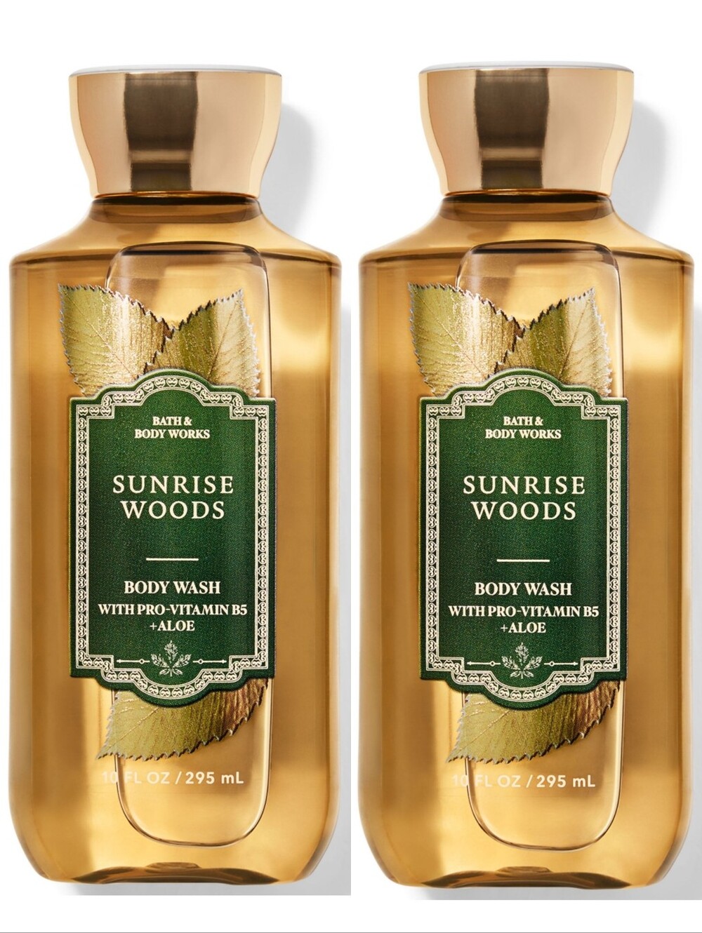 Bath & Body Works Sunrise Woods Body Wash Set of 2 NEW RARE Lovely Fall Scent